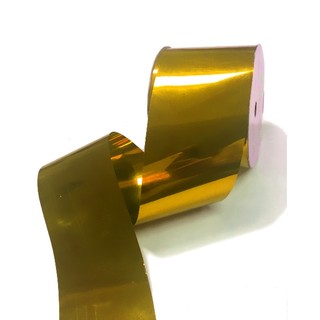 Metallic PVC Ribbon - 50mm x 30M - Gold