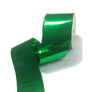 Metallic PVC Ribbon - 50mm x 30M - Green