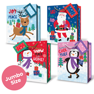 Christmas Bags - Feelin' Frosty Assortment - Jumbo