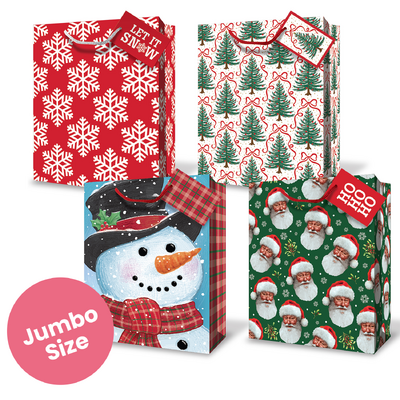 Christmas Bags - Let's Be Jolly Assortment - Jumbo