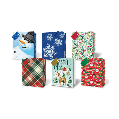 Christmas Bags - Extra Small - Snowman Assortment