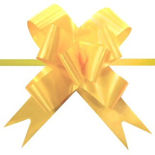 Pull String Butterfly Bows - Yellow