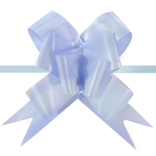 Pull String Butterfly Bows - Light Blue