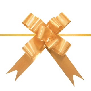 Pull String Butterfly Bows -  Mini - Gold