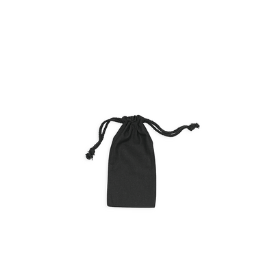 Black Calico Bags - 10cm x 20cm with Drawstrings