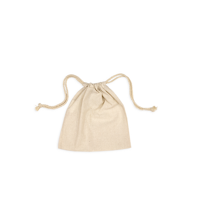 Natural Calico Bags - 20cm x 20cm with Drawstrings
