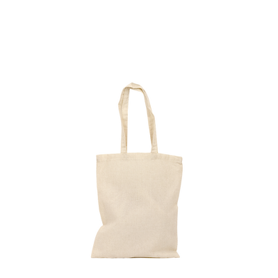 Natural Calico Bags 22cm x 26cm with Two Short Handles
