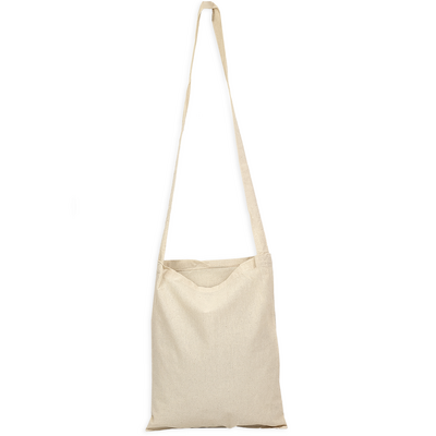 Natural Calico Bags - 30cm x 38cm with Shoulder Strap Handle