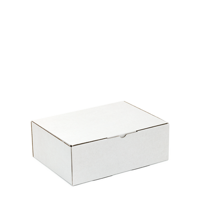 100 x Mailing Box - 220 x 160 x 77mm -  White Diecut Suit A5