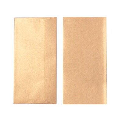 Metallic Gold DL Envelopes - Pack of 10 - 120gsm by Quill