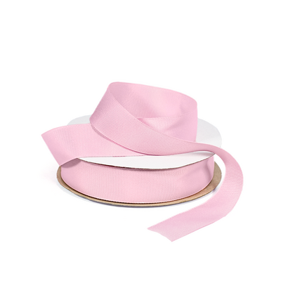 Grosgrain Ribbon - 25mm x 25m - Light Pink