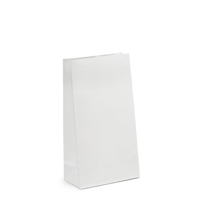 Small - White Kraft Paper Gift Bags - FSC Certified