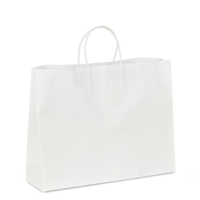 Kraft Bags - Large Boutique - White