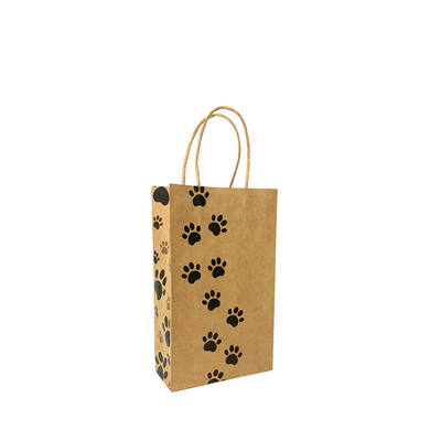 Kraft Bags - Small - Paw Prints