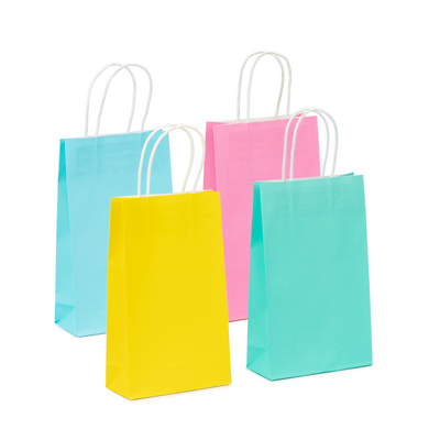Kraft Bags - Small -  Pastel Mix (FSC)