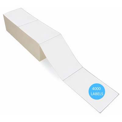 FanFold Direct Thermal Labels - 100mm x 150mm - 4000 Labels