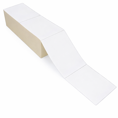 4x6 Direct Thermal Shipping Labels – 4000 Continuous Fan-Fold Stack (100mm x 150mm)
