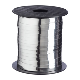 Curling Ribbon - 5mm x 457m - Metallic Silver