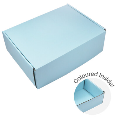 Large Premium Mailing Box | Gift Box - All in One - Light Blue