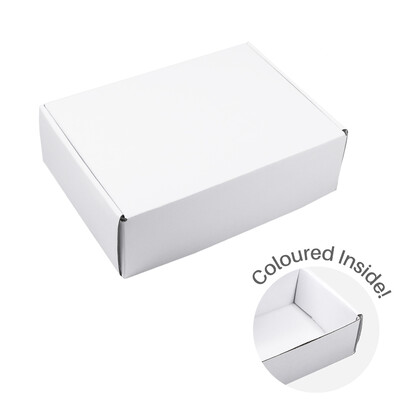 Medium Premium Mailing Box | Gift Box - All in One - White