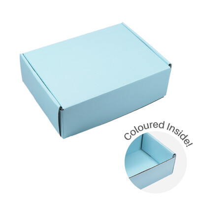 Medium Premium Mailing Box | Gift Box - All in One - Light Blue