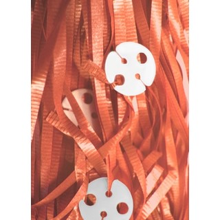 50 x Balloon Pre-Cut Curling Ribbons & Seals - Orange