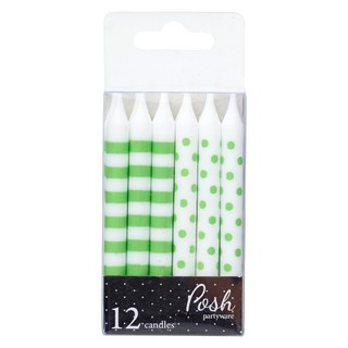 Candles - 12pc - Green