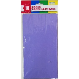 10 x Party Paper Loot Bags - Lilac