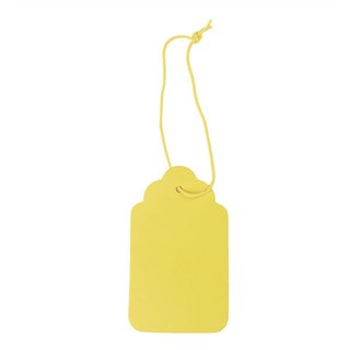Gift Tags - 4.5x7.5cm -12pk - Yellow