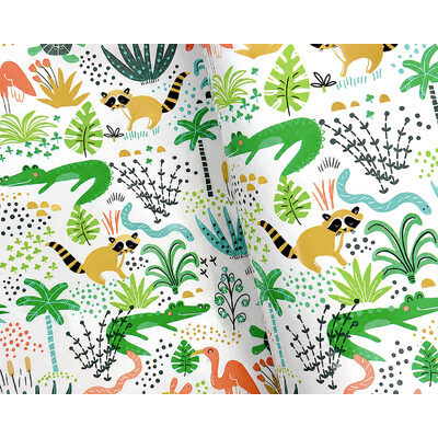 Wrapping Paper - 500mm x 60M - Jungle Animals