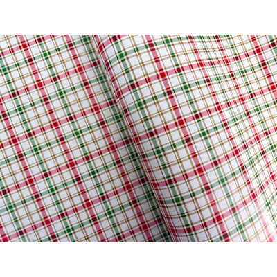 Wrapping Paper - 500mm x 60M - Plaid