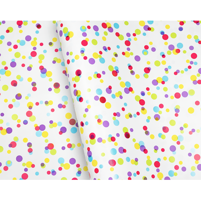 Wrapping Paper - 500mm x 60M - Multi Spots
