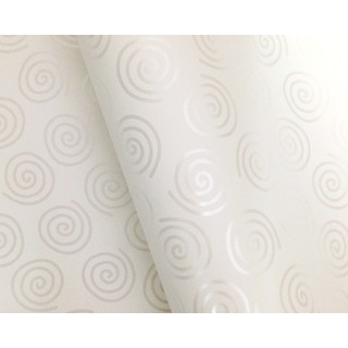 Wrapping Paper - 500mm x 60M - Silver Swirls