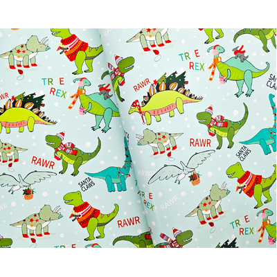 Christmas Wrapping Paper - 500mm x 60M - Santa Claws