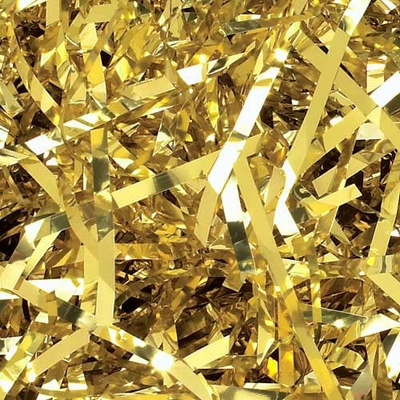 Foil Metallic Shreds - 1KG - Metallic Gold