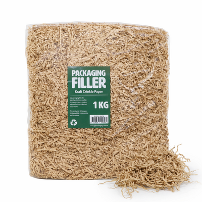 Paper Shreds – Light Tan Kraft | Shredded Paper Filler 1kg