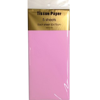 Tissue Paper - 5 sheet - Light Pink