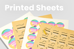 Printed Labels - Sheets