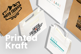 Custom Printed - Kraft Bags
