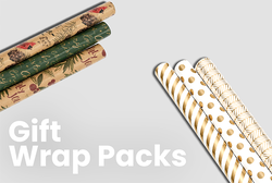 Gift Wrap Paper Rolls - Packs